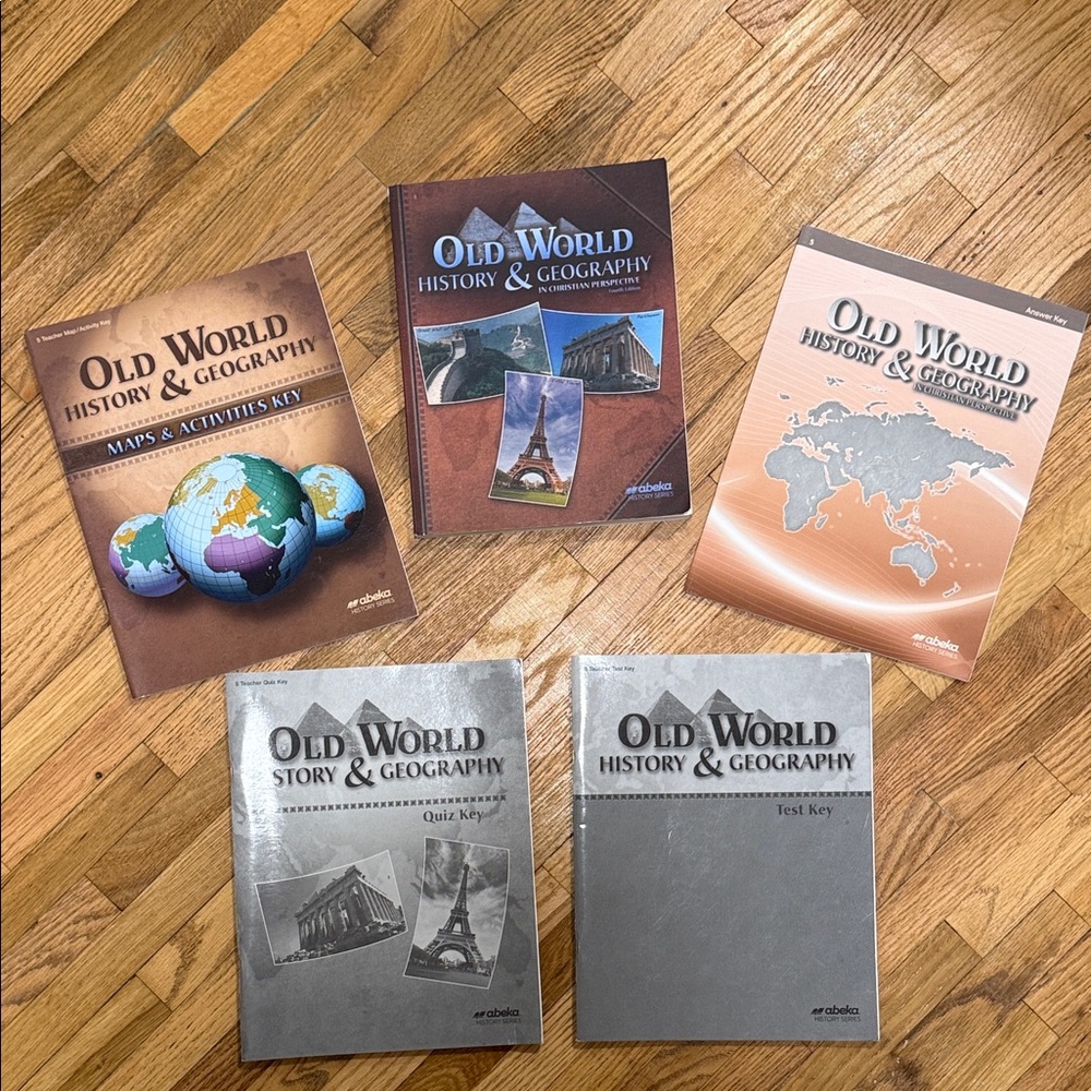 Abeka 5th Grade Old World History & Geography Text & Answer Keys